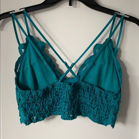 LACEY - Dark Teal Lace Bralette - Picture 7 of 7